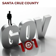 man standing on Gov 101 sign