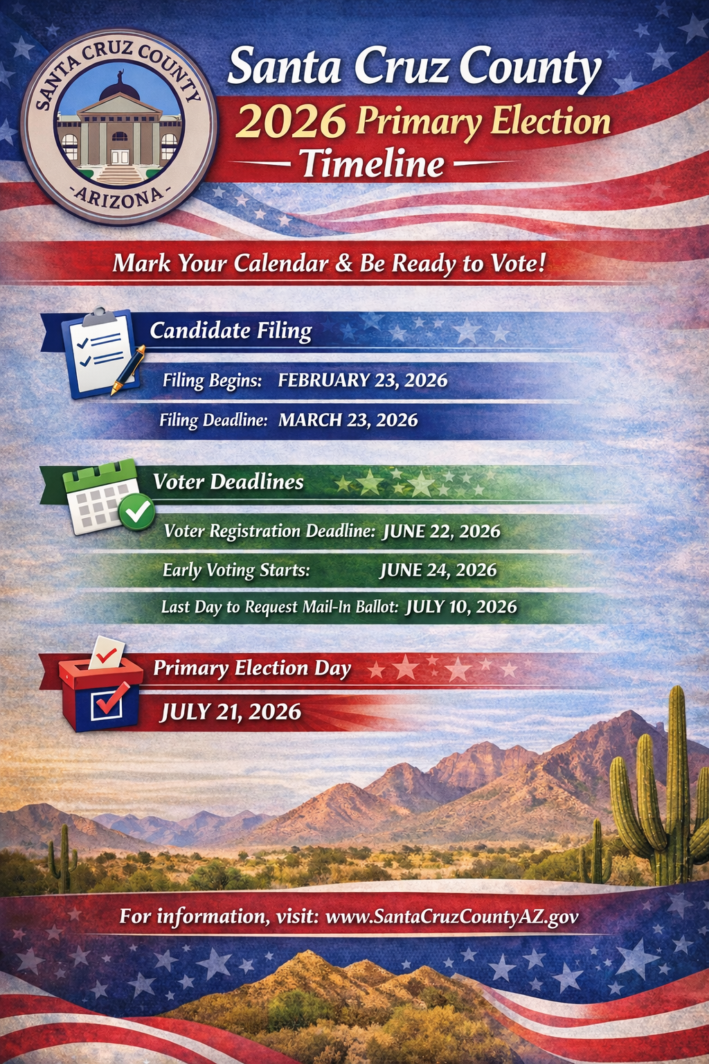 Election Timeline 2026