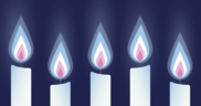 GLAAD transgender day of remembrance candles image