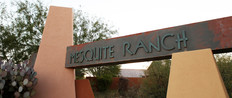 Mesquite Ranch sign