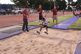 Track and field long jump
