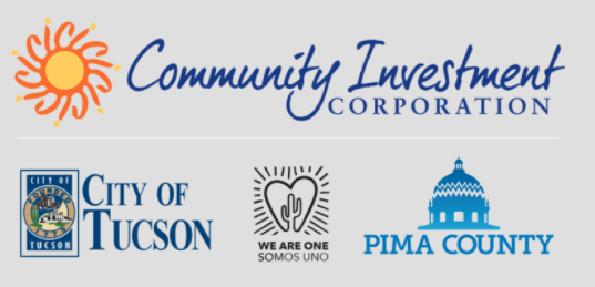 City of Tucson, We Are One Somos Unos, Pima County, and Community Investment Corporation Logo Cluster