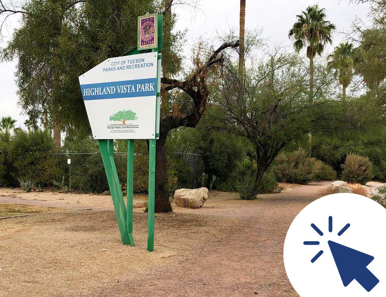 Highland Vista Park walking path