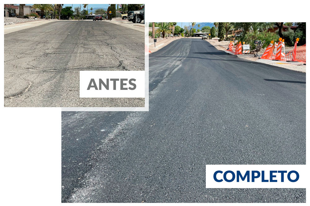 Carriage Park Neighborhood before & after - Spanish