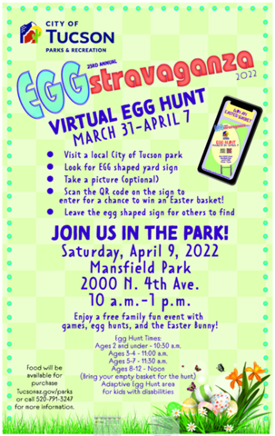 Parks & Rec Eggstavaganza flyer