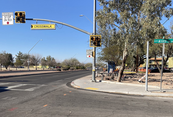 Calle Alvord bike boulevard