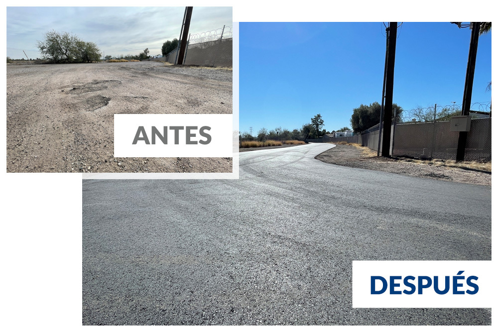 Cottonwood Lane Spanish before and after