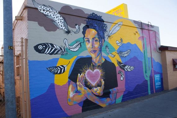 Mural by Jessica Gonzales on 2425 N. Oracle Rd.