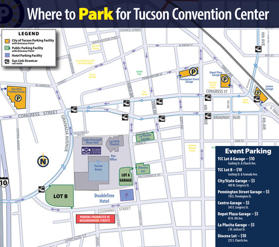 TCC Parking Map 2022