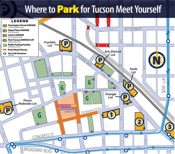 Where to Park, Tucson Meet Yourself 2022