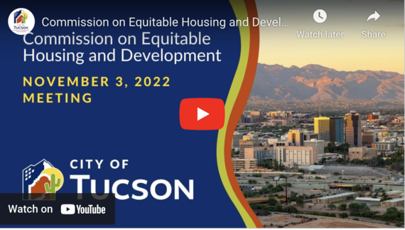 Commission on Equitable Housing and Development YouTube Thumbnail