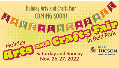 Reid Park Holiday Craft Fair Event Flyer