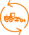 road grader icon