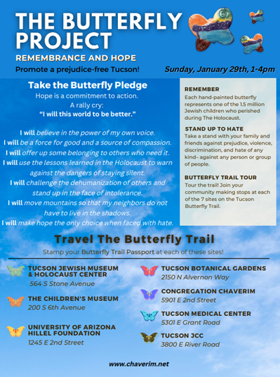 The Butterfly Project flyer