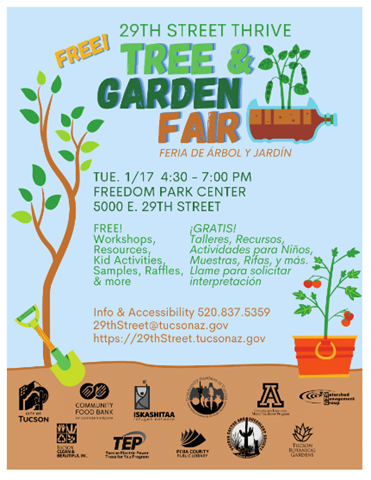 29th Street Tree & Garden Fair Event Flyer