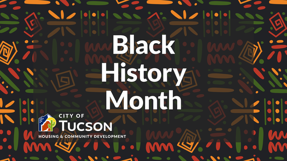 Black History Month Banner with the City of Tucson logo
