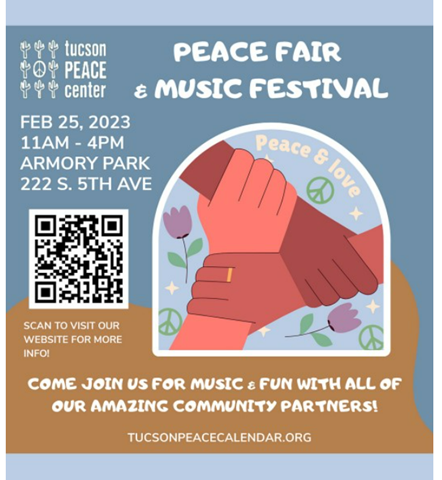 Peace fair & Music Festival flyer