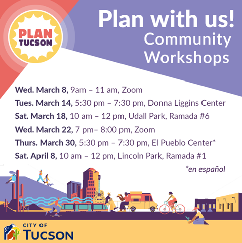 Plan Tucson Community Workshop Flyer