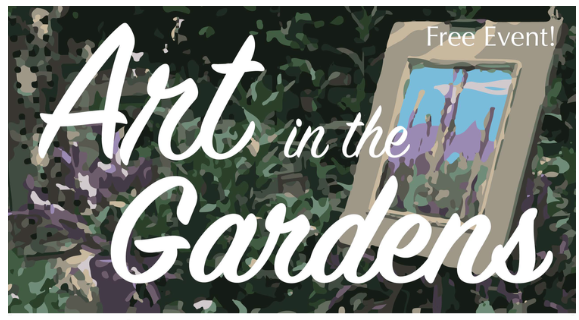 Event Flyer for Art of the Gardens