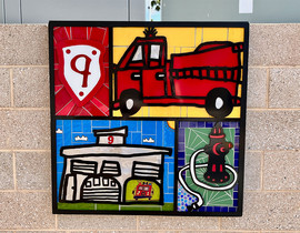 Fire Station 9 children's artwork