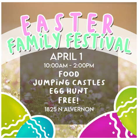 Easter Family Festival Event Flyer