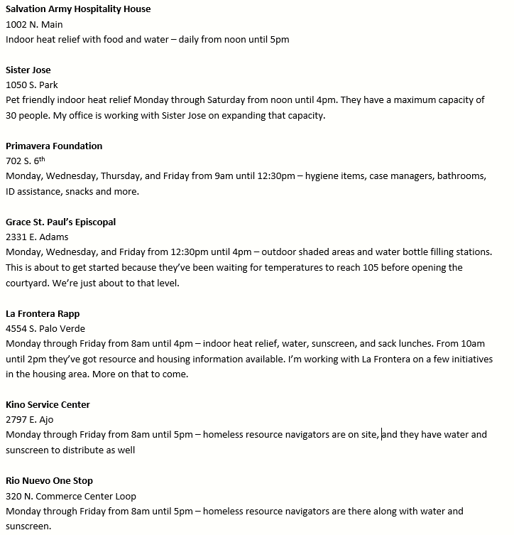 List of cooling stations
