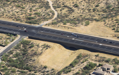 Picture shows sample of the wildlife linkages or the wildlife tunnels 