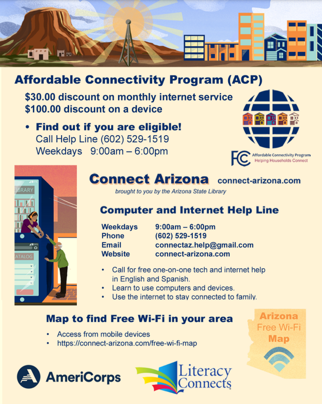 Flyer for connect Arizona