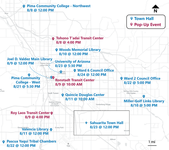 map town halls