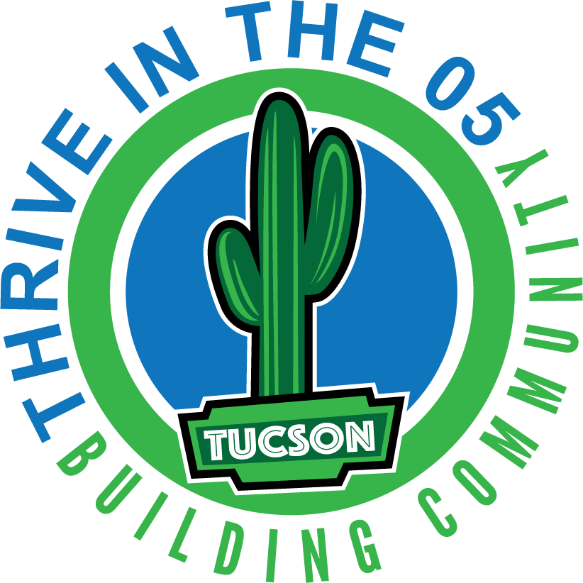 Logo for the Thrive in the '05 neighborhood program.