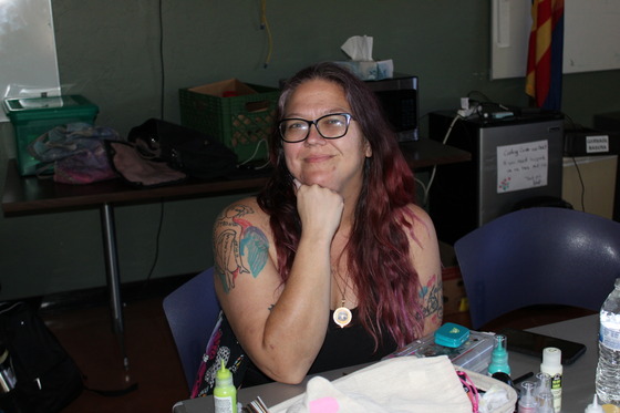 Photo of Cooling center volunteer.