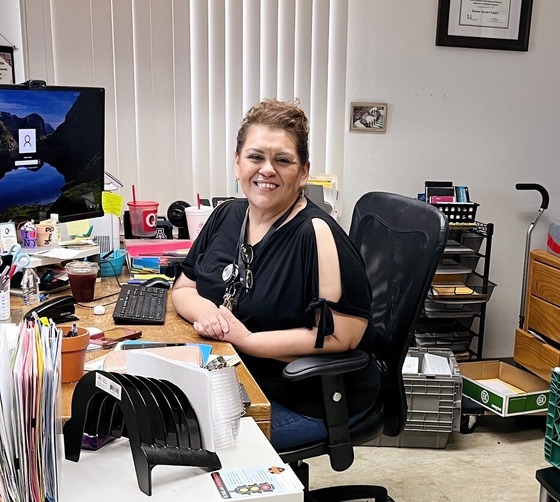 Photo of Denise Lopez at work