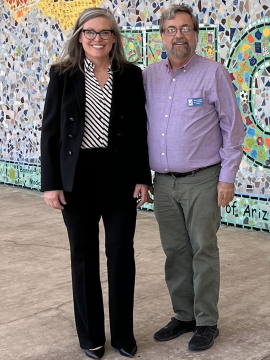 Photo of Governor Katie Hobbs and Council Member Dahl.