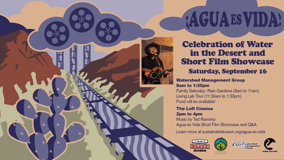 Flyer of Agua es vida event.