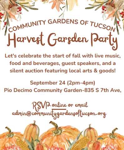 Harvest Garden Party Event Flyer 