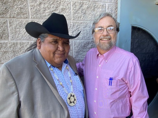 photo of Chairman Jose and Council Member Dahl.