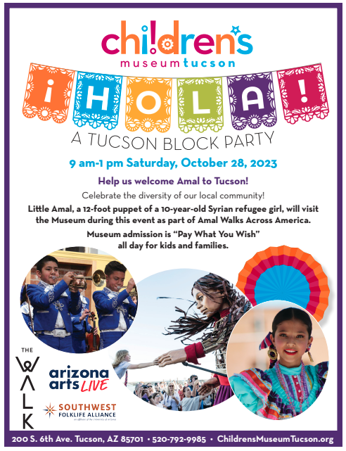 Children's Museum A Tucson Block Party Event Flyer 