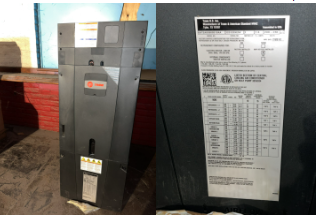 Picture of Two Trane air handlers: