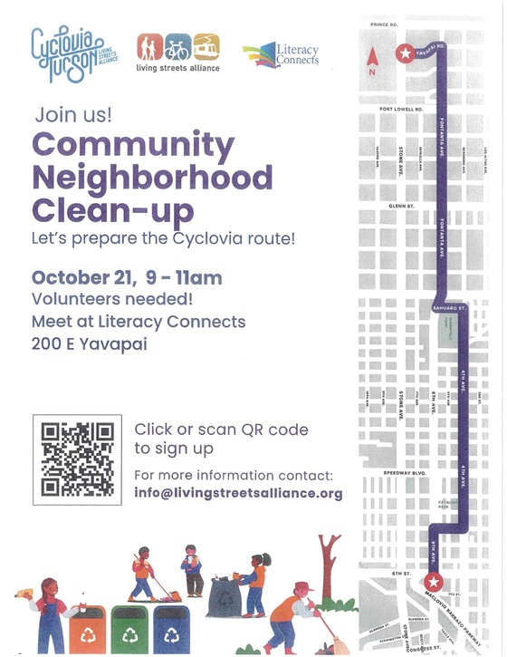 Flyer for Community Neighborhood Cleanup