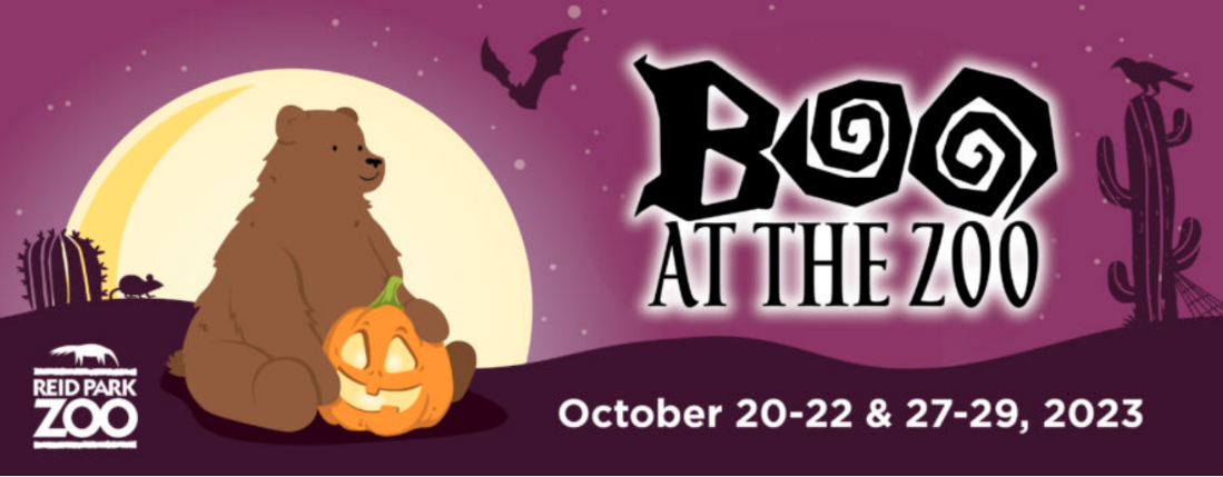 Boo at the Zoo event flyer 