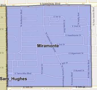 Miramonte Neighborhood Map