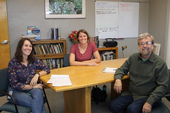 photo of Council Aide Shannon Jenkins, Ward 3 IAPC Appointee Lydia Hunter, and Council Member Dahl. 