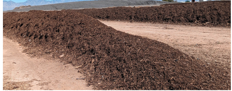 Picture of about 1,400 tons of compostables