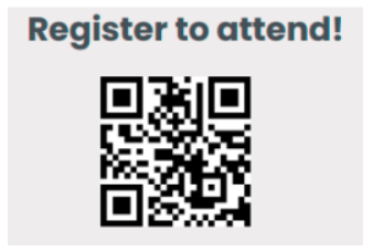 QR code to register for the Interfaith Prayer service for democracy at St. Phillip's in the Hills