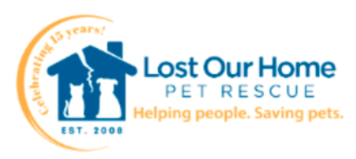 Lost Our Home Pet Rescue Logo