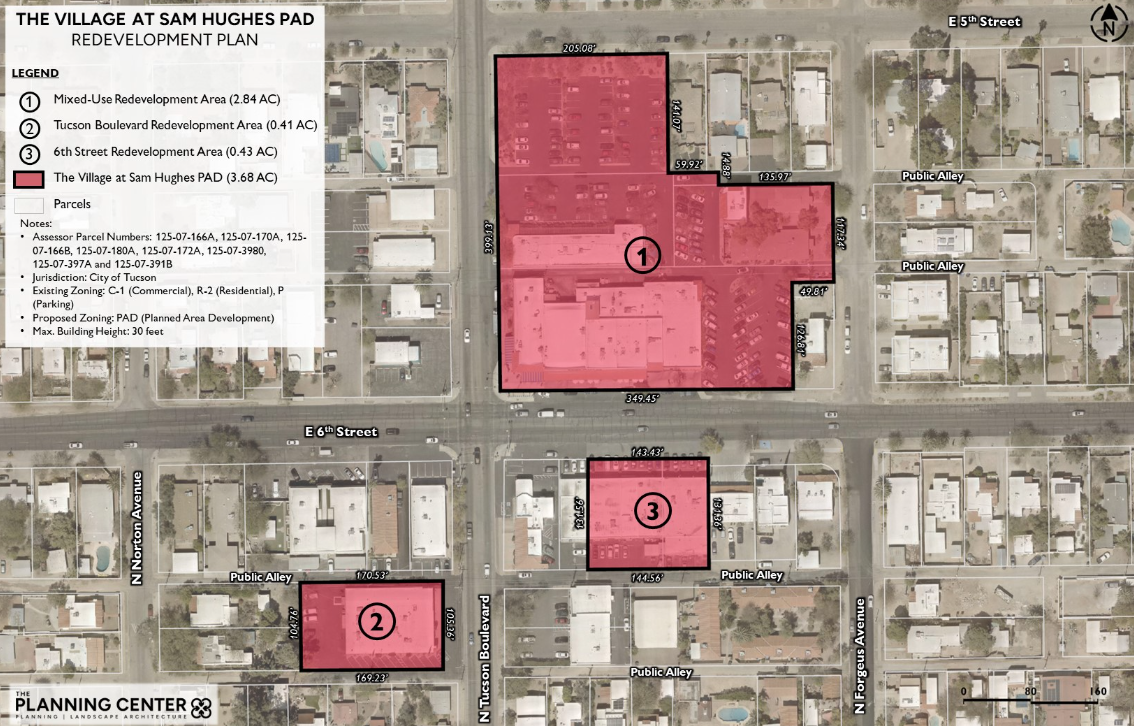 The Village at Sam Hughes PAD redevelopment plan 
