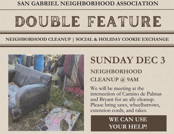 San Gabriel Neighborhood Clean Up