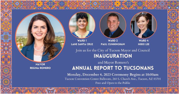 Graphic for City of Tucson Inauguration