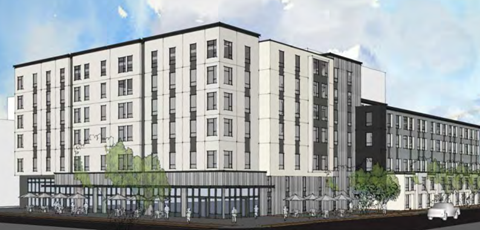 The first Capstone proposed apartment design 