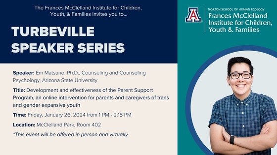 Graphic for Tuberville Speaker series